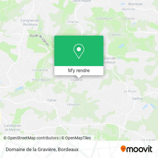 Domaine de la Gravière plan