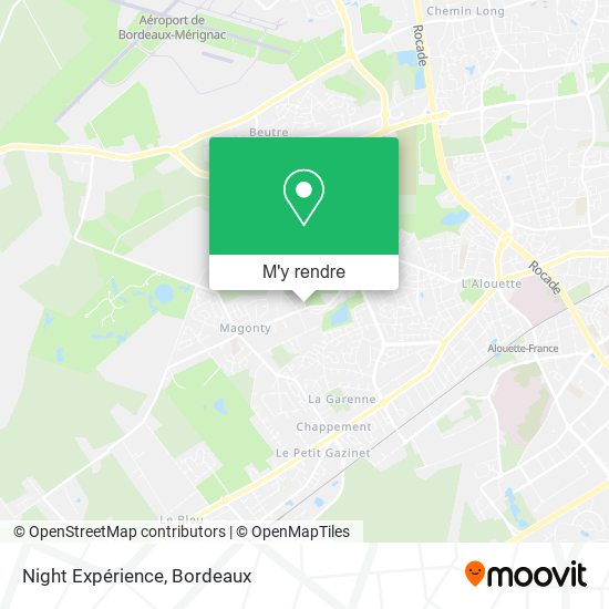 Night Expérience plan