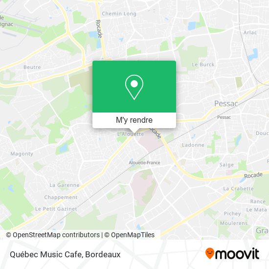 Québec Music Cafe plan