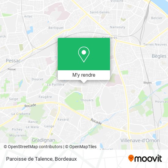 Paroisse de Talence plan
