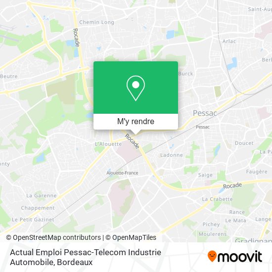 Actual Emploi Pessac-Telecom Industrie Automobile plan