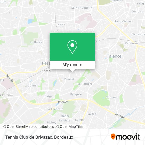 Tennis Club de Brivazac plan