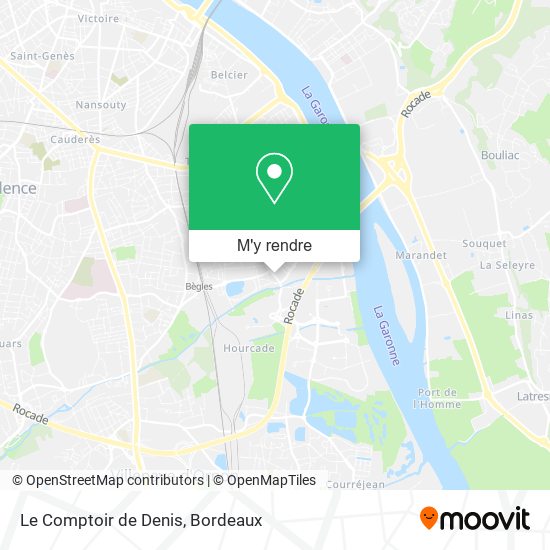 Le Comptoir de Denis plan