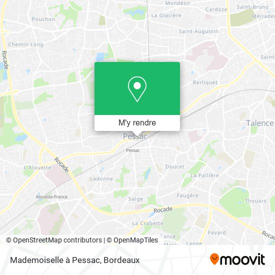 Mademoiselle à Pessac plan