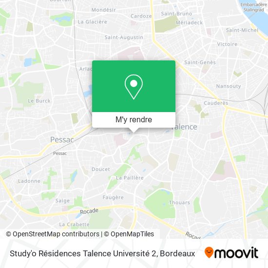 Study'o Résidences Talence Université 2 plan