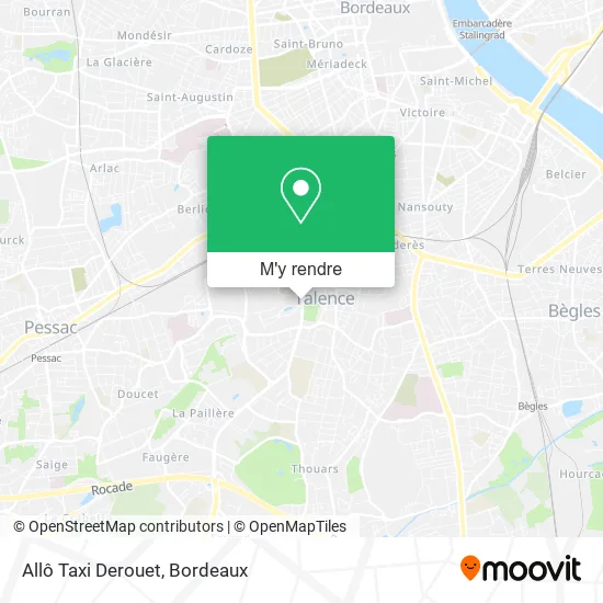 Allô Taxi Derouet plan