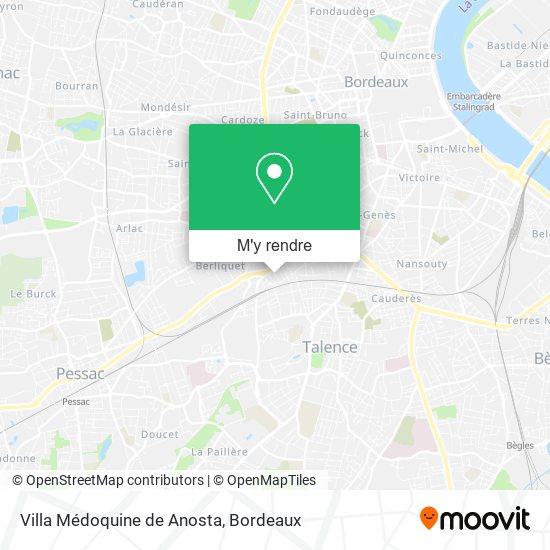 Villa Médoquine de Anosta plan