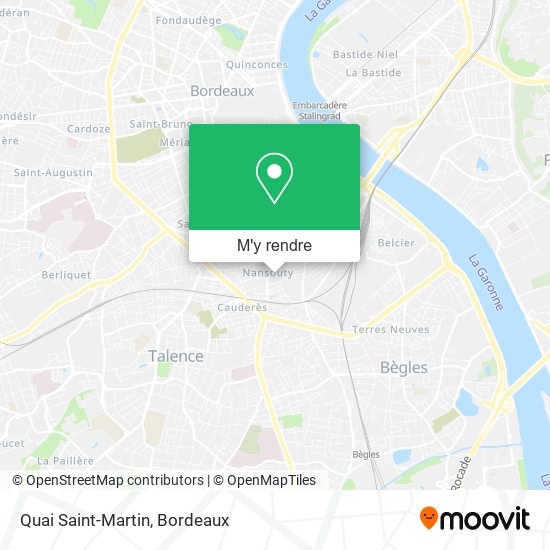 Quai Saint-Martin plan