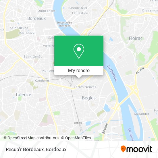 Récup'r Bordeaux plan