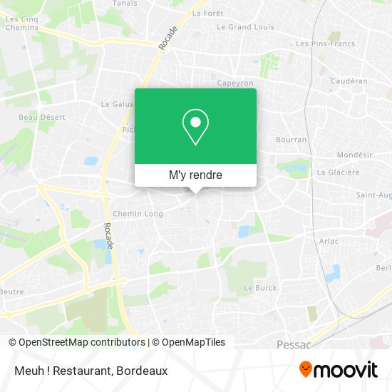 Meuh ! Restaurant plan