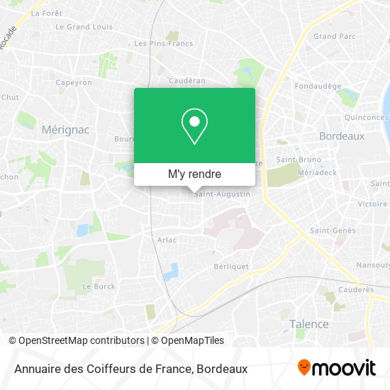 Annuaire des Coiffeurs de France plan