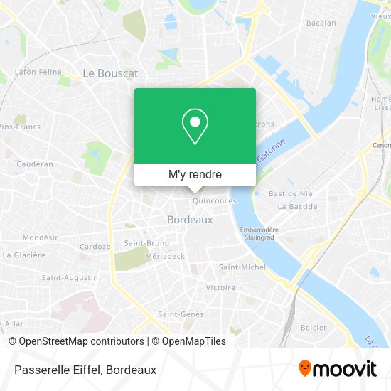 Passerelle Eiffel plan