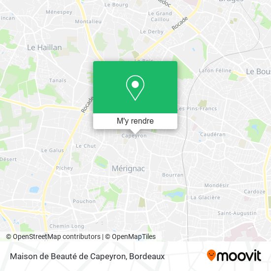 Maison de Beauté de Capeyron plan