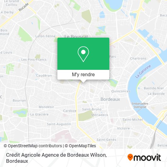 Crédit Agricole Agence de Bordeaux Wilson plan