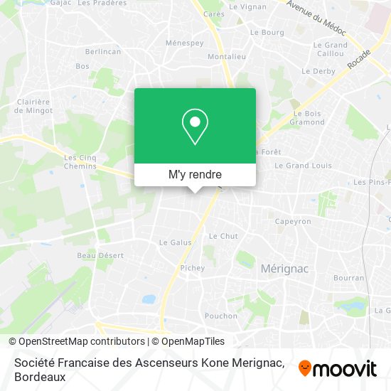 Société Francaise des Ascenseurs Kone Merignac plan