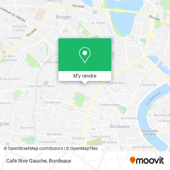 Café Rive Gauche plan