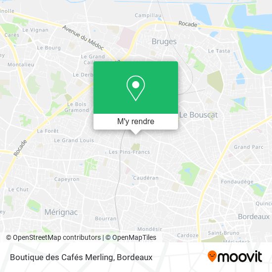 Boutique des Cafés Merling plan