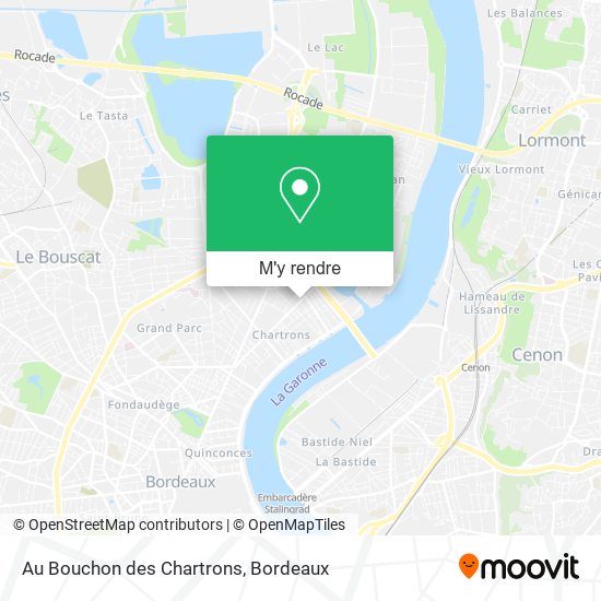 Au Bouchon des Chartrons plan