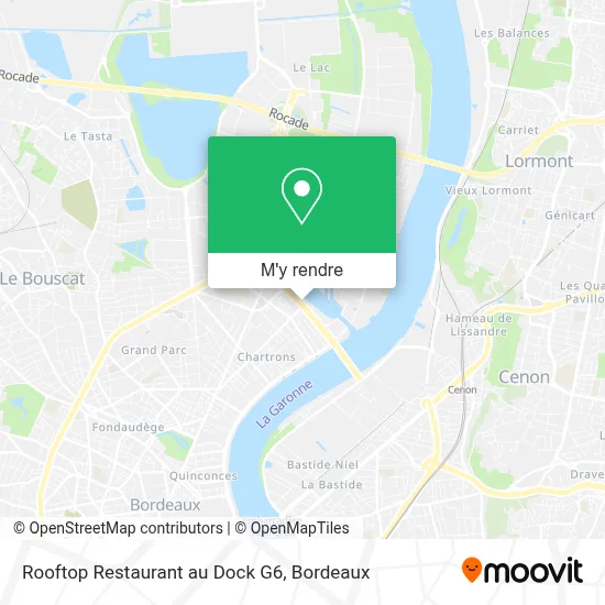 Rooftop Restaurant au Dock G6 plan