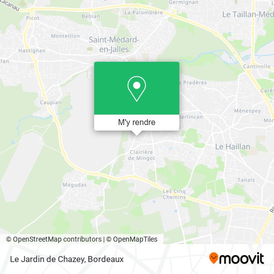 Le Jardin de Chazey plan