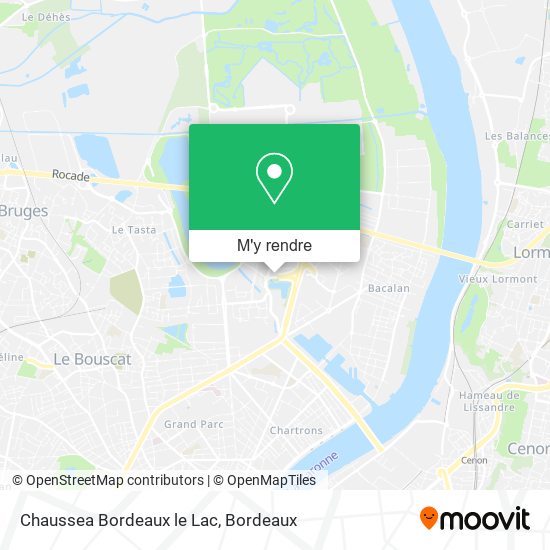 Chaussea Bordeaux le Lac plan