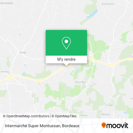 Intermarché Super Montussan plan