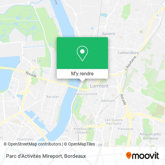 Parc d'Activités Mireport plan