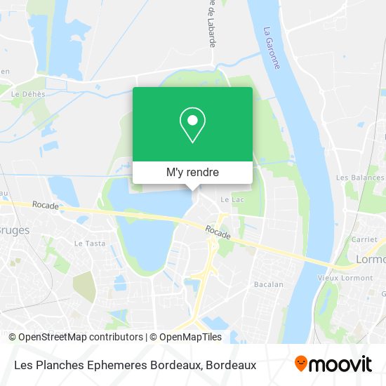 Les Planches Ephemeres Bordeaux plan