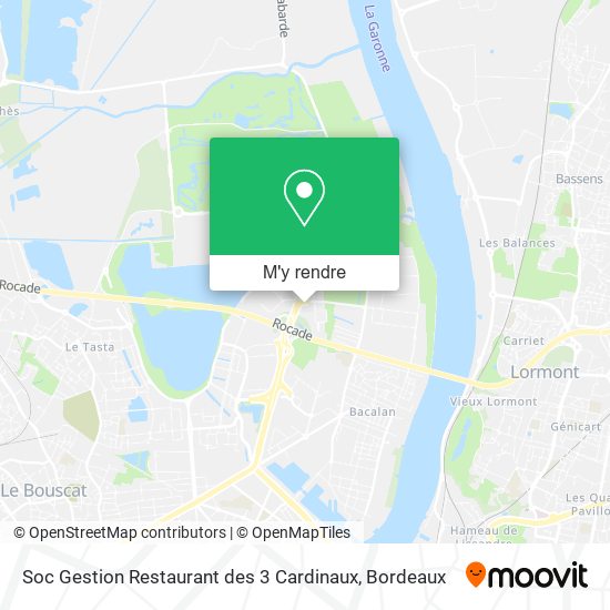 Soc Gestion Restaurant des 3 Cardinaux plan
