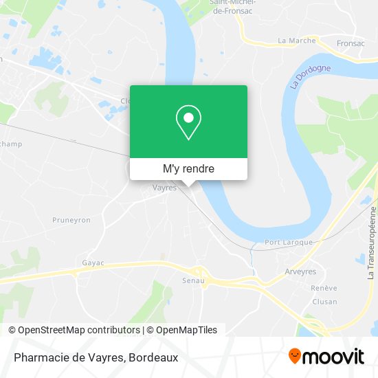 Pharmacie de Vayres plan