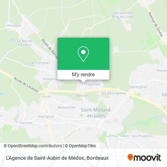 L'Agence de Saint-Aubin de Médoc plan