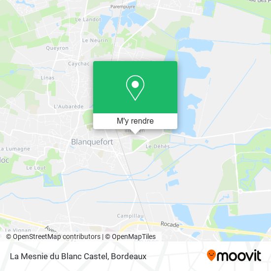La Mesnie du Blanc Castel plan