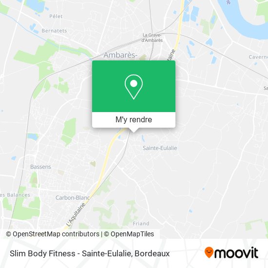 Slim Body Fitness - Sainte-Eulalie plan