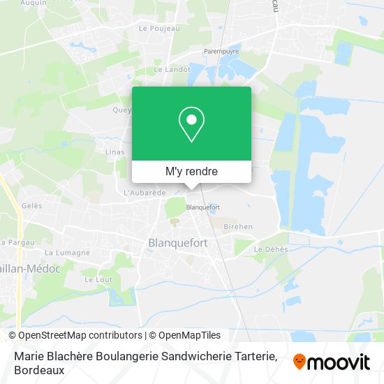 Marie Blachère Boulangerie Sandwicherie Tarterie plan