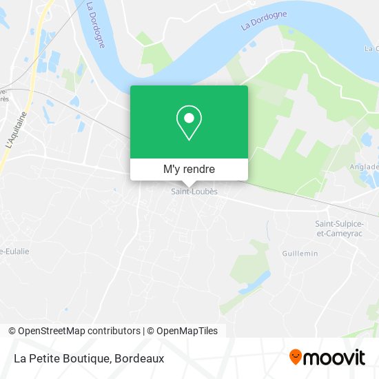 La Petite Boutique plan