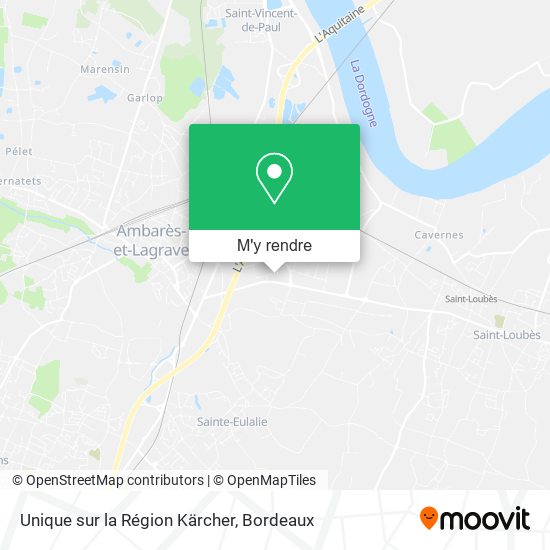 Unique sur la Région Kärcher plan