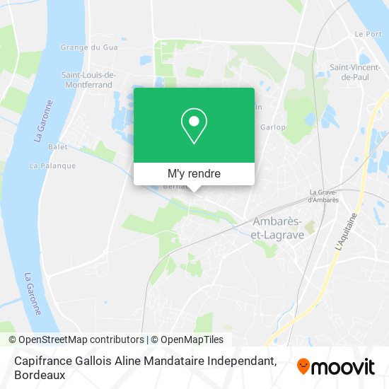 Capifrance Gallois Aline Mandataire Independant plan