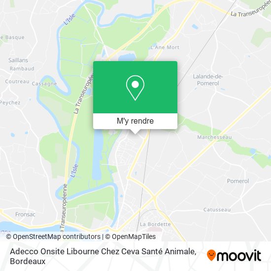 Adecco Onsite Libourne Chez Ceva Santé Animale plan