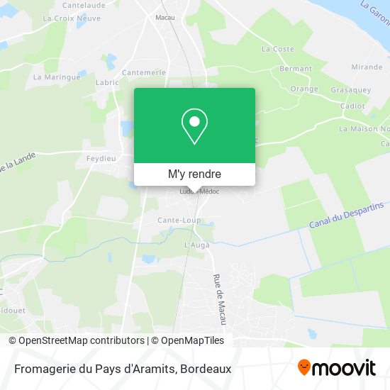 Fromagerie du Pays d'Aramits plan