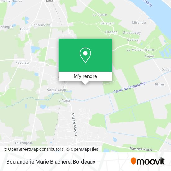 Boulangerie Marie Blachère plan