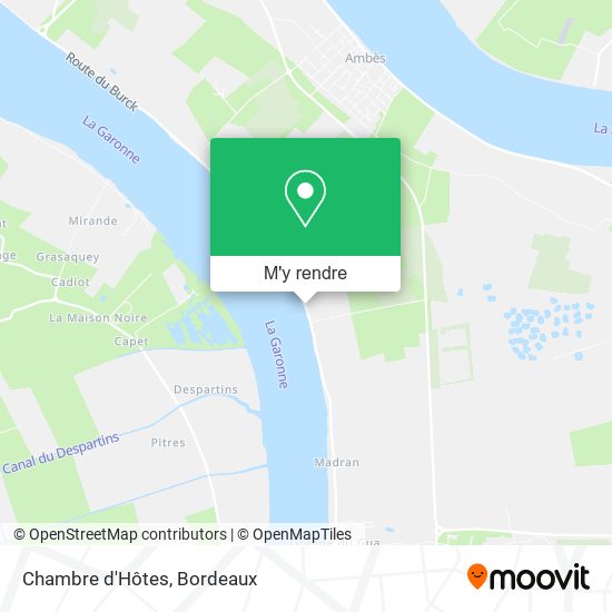Chambre d'Hôtes plan