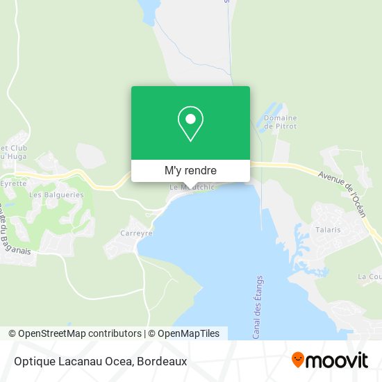Optique Lacanau Ocea plan