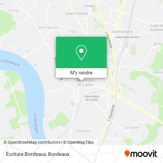 Écriture Bordeaux plan