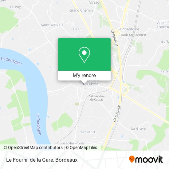 Le Fournil de la Gare plan