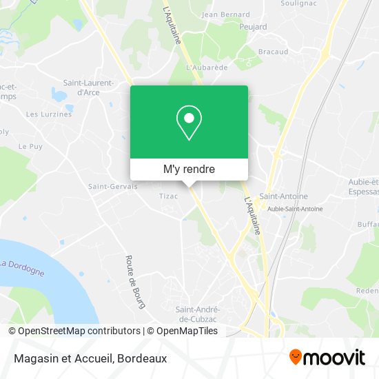 Magasin et Accueil plan