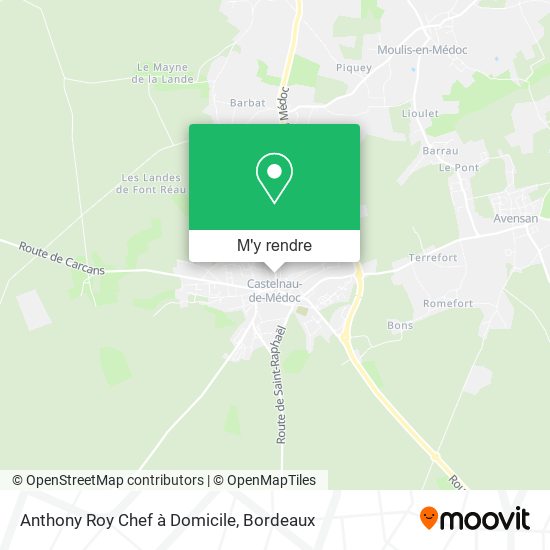 Anthony Roy Chef à Domicile plan