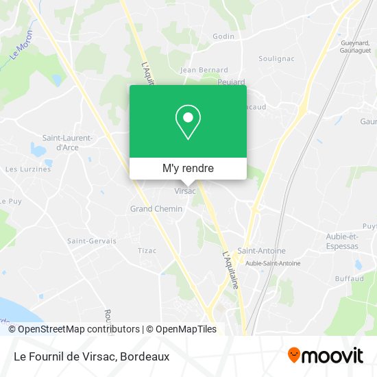 Le Fournil de Virsac plan