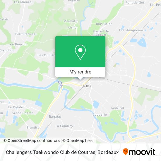 Challengers Taekwondo Club de Coutras plan