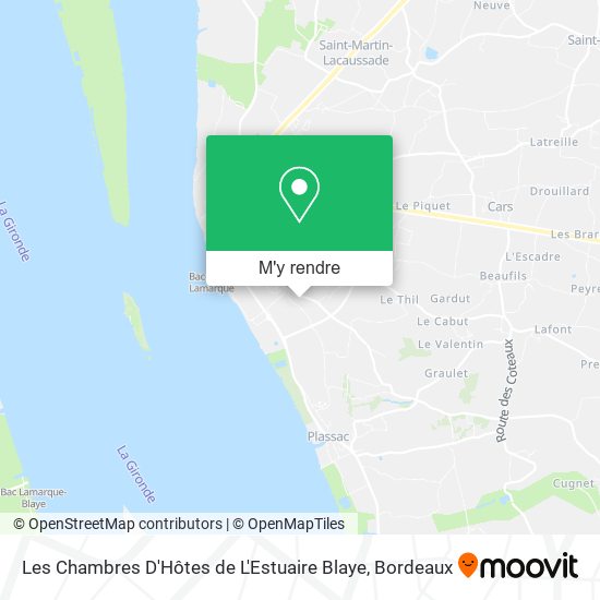 Les Chambres D'Hôtes de L'Estuaire Blaye plan