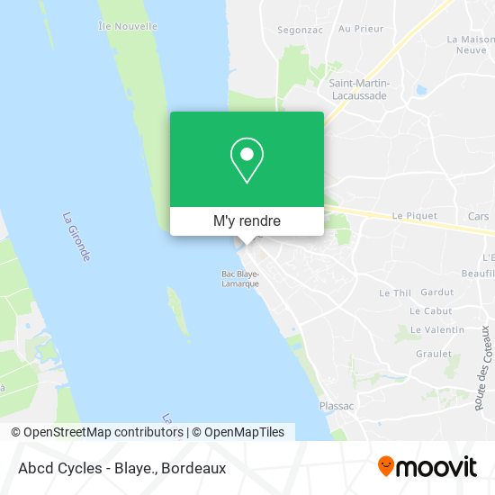 Abcd Cycles - Blaye. plan